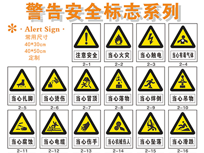 警示標識（GB2894-2008）